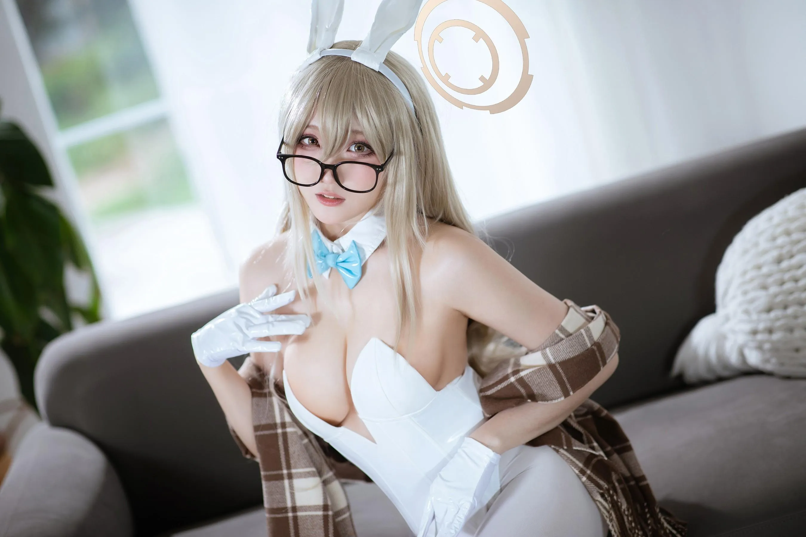 Momoko葵葵 – NO.29 瓜希酱 BA兔女郎cos双人本 [90P]插图5